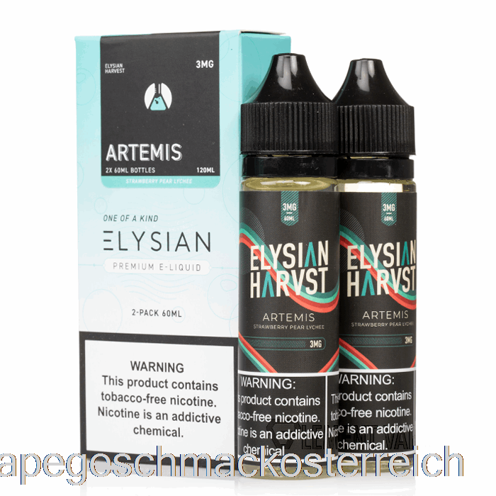 Artemis – Elysian Labs – 120 Ml, 3 Mg Vape-Geschmack